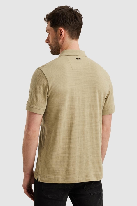 PME legend short sleeve polo jacquard jersey